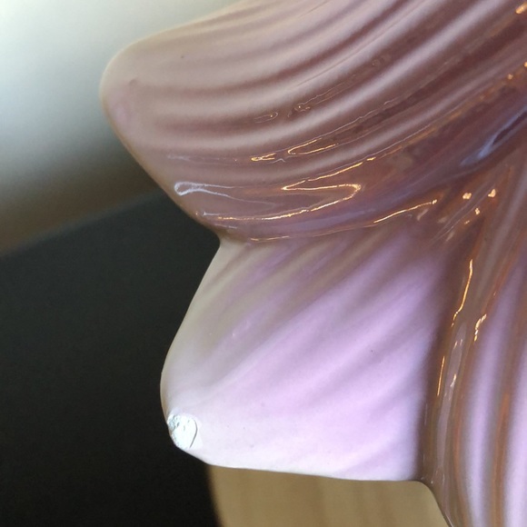 Purple White Ceramic Flower Accent Decor - Picture 5 of 6